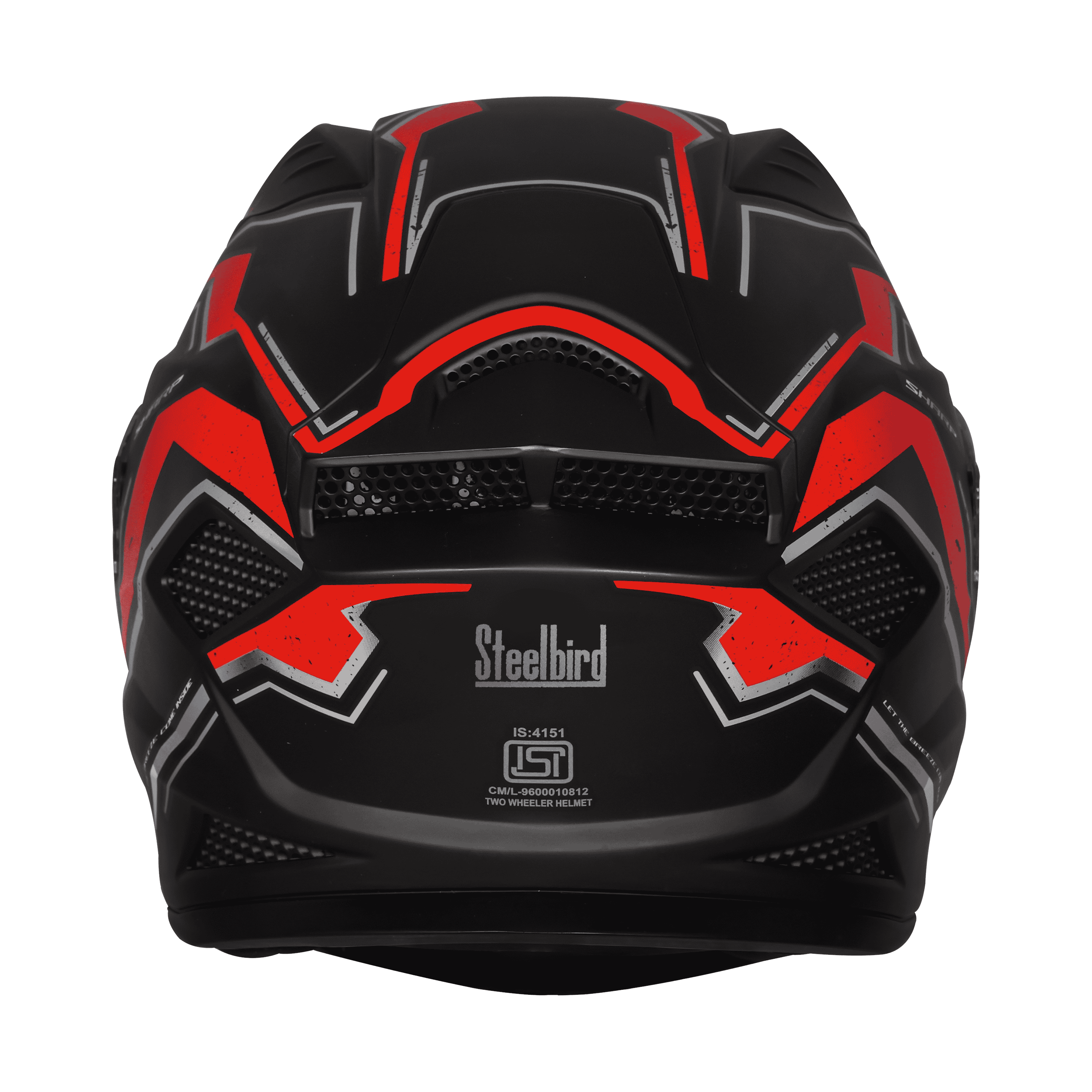 SBH-25 SV SHARP SPIRIT GLOSSY BLACK WITH RED